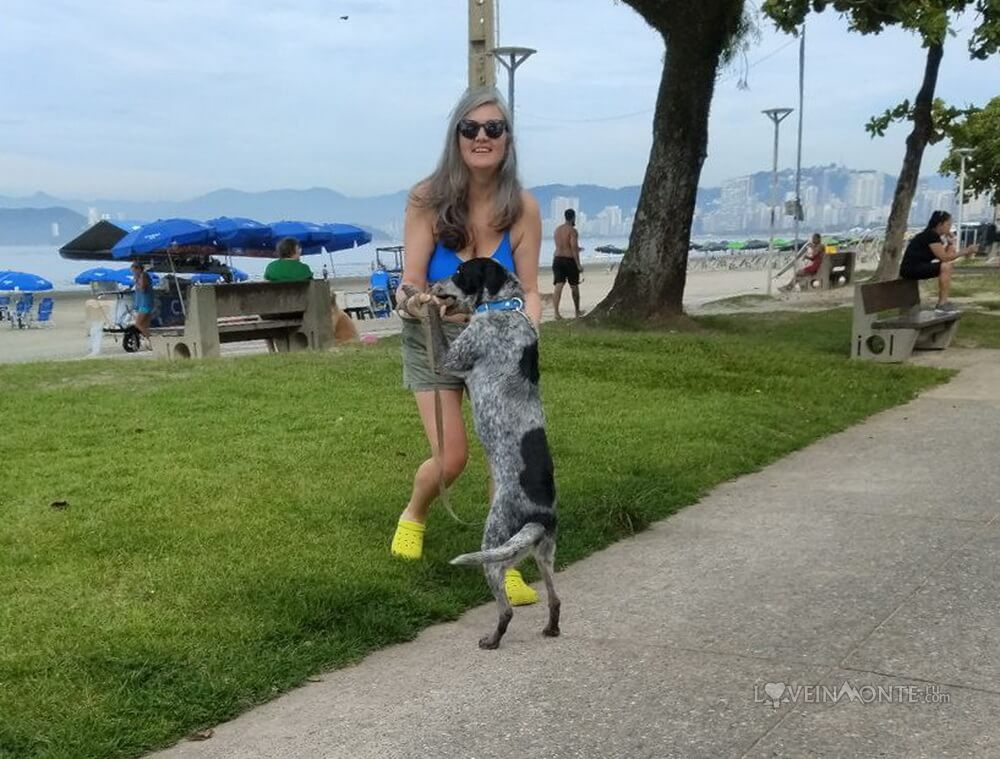 В Сантосе с собакой